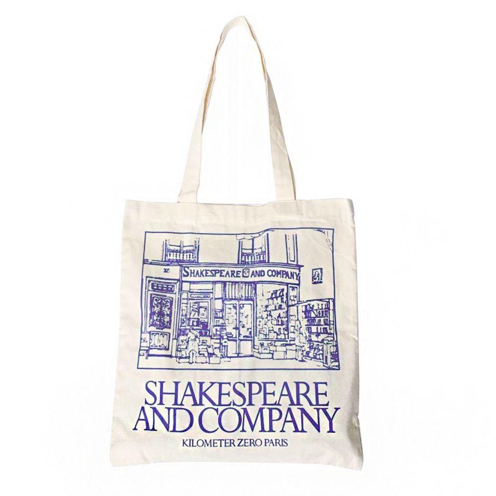 Büroangestellten-Tasche Druck Studententaschen Damen Umhängetaschen Koreanische Canvas-Tasche Einkaufs-Buch-Taschen beige