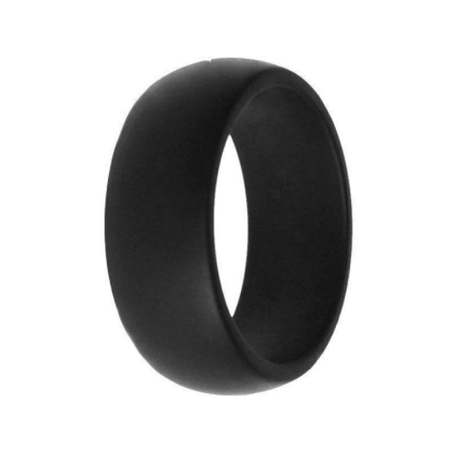 Herren&Damen Neue Herren Silikonringe Größe 7-12 Hypoallergen Flexibel Herren Eheringe Gummibänder 8mm Lebensmittelqualität Silikon Fingerring 10
