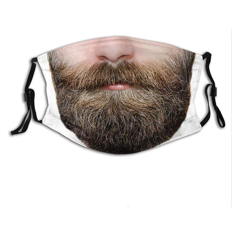 3D personalisierte Kreativität Sozialer Spaß Lustige Gesichtsausdruck Ballmasken Baumwolldruckmaske Reitmasken