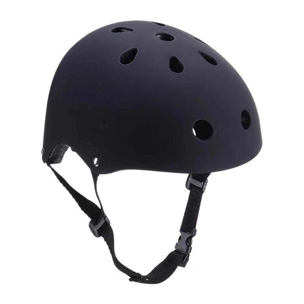 Zyklus Skateboard Helm Roller Skating BalanceBike Helm Kind Erwachsene Skating Roller Helm M schwarz