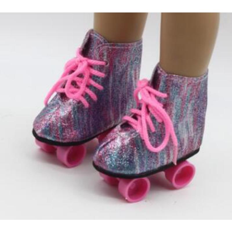 Puppen Zubehör Schuhe Rollschuhe Sport Schuhe 7cm Lang Keine. 266 7*3.5*8.5cm bunt