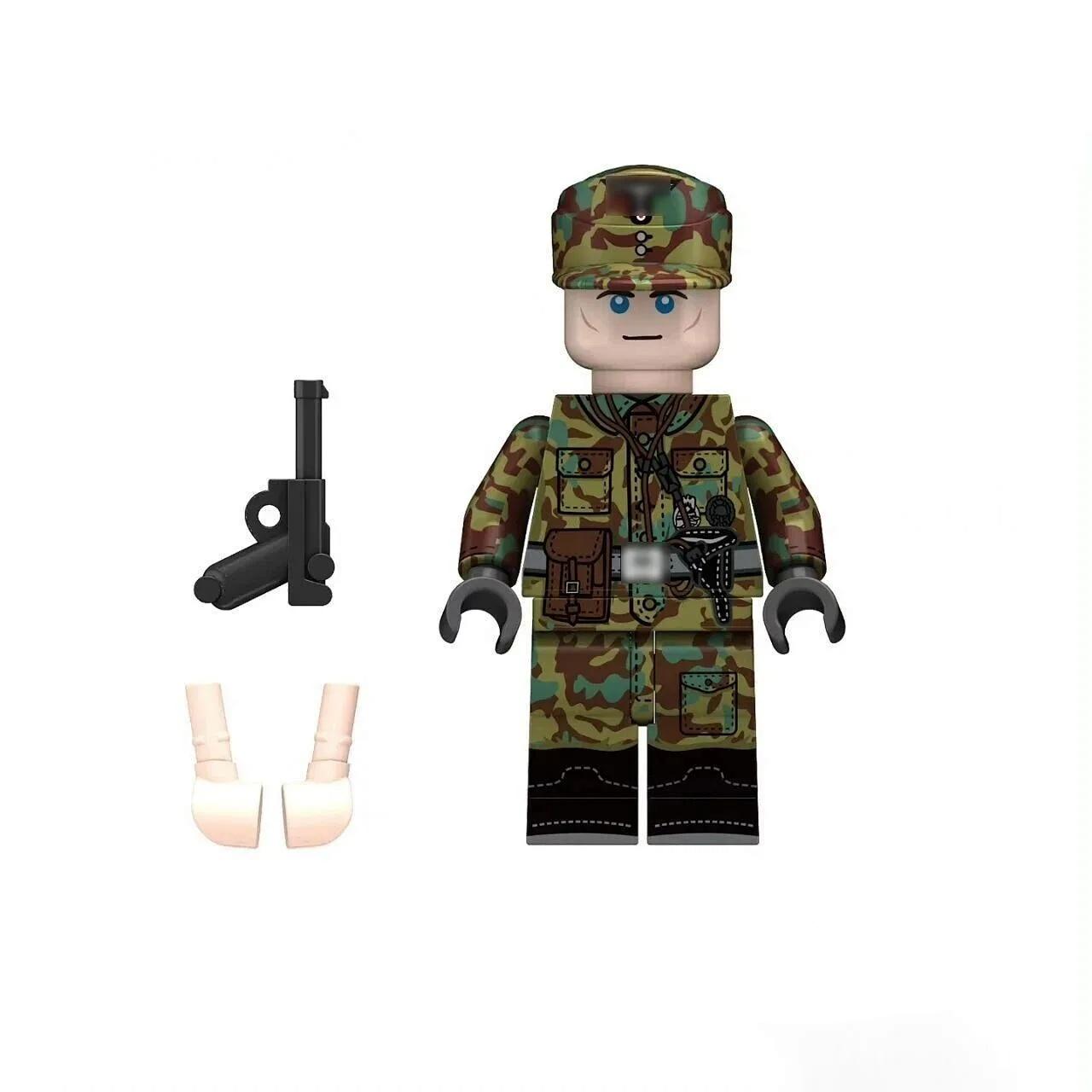 Militärbaustein Tarnung Panzer Soldat Baustein Minifigur
