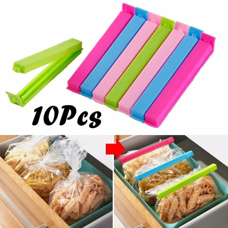 10 Teile/los Home Storage Organizer Küche Werkzeug Lebensmittel Snack Abdichtung Tasche Clips