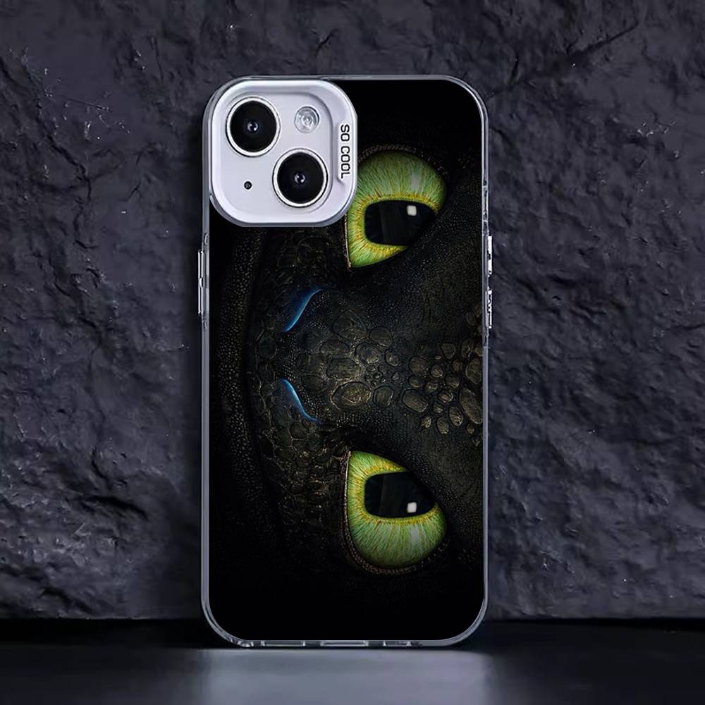 Liebes Paar Zahnlos Furie Drache Handyhüllen Für IPhone 17 16 15 14 13 12 11 Plus Pro Max Bunte Hülle iPhone 15 plus