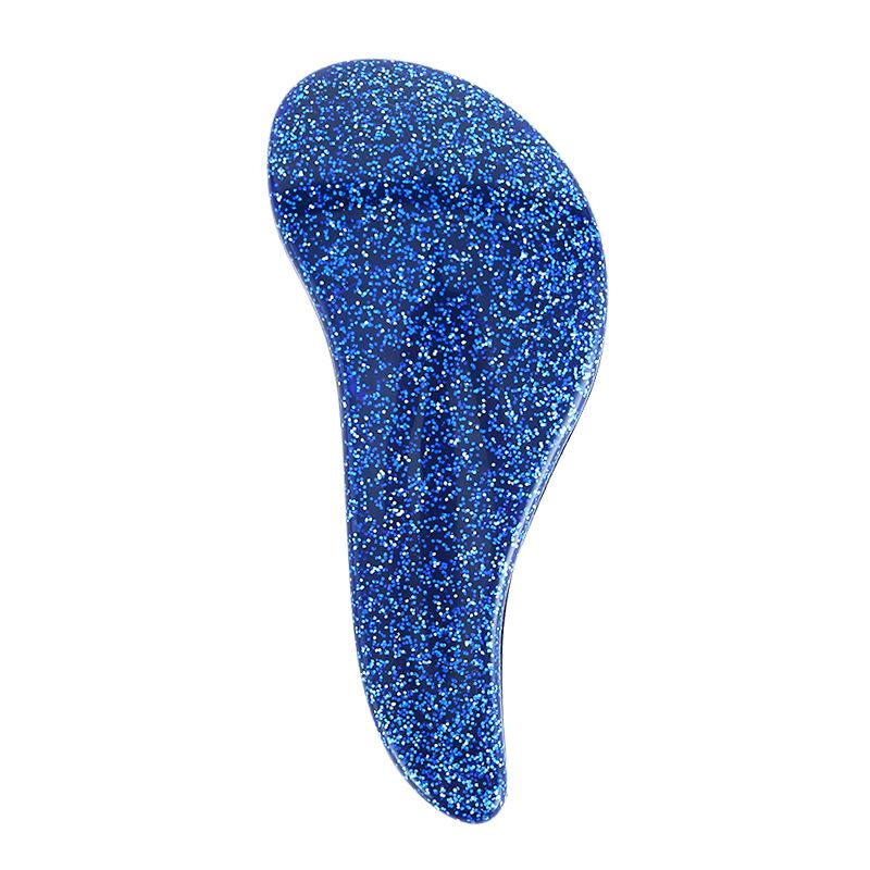 1 stücke Heiße Magie Griff Kamm Anti-statische Massage Haar Pinsel Verwicklung Detangle Dusche Massage Haarbürste Kamm Salon Haar Styling Werkzeug dunkelblaue