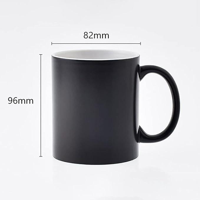 1pc Neue Spaß Erwachsene Streich Geschenk Farbwechsel Kaffee Tasse Kreative Paar Becher Geschenk 330ml