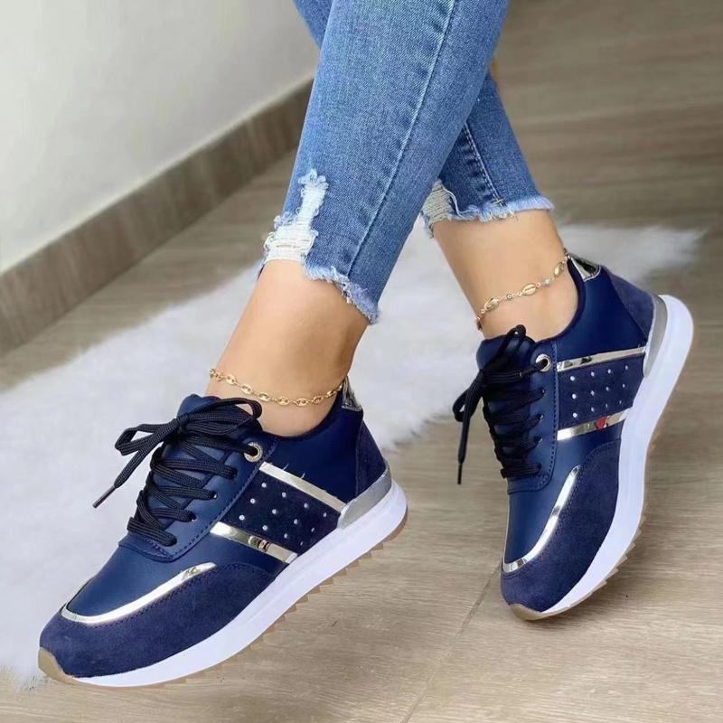 Turnschuhe Frauen Plattform Schuhe Leder Patchwork frau Casual schuhe Sport Schuhe Damen Laufen Outdoor Vulkanisierte Schuhe 39