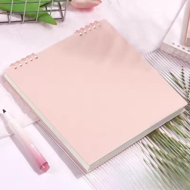 Flip Notepad Grid Notizbücher B5 Tagebuch Blatt Notizbuch Skizzenbuch Schreibwaren Journal Schreibblöcke Büro Schulbedarf 3 PCS rosa