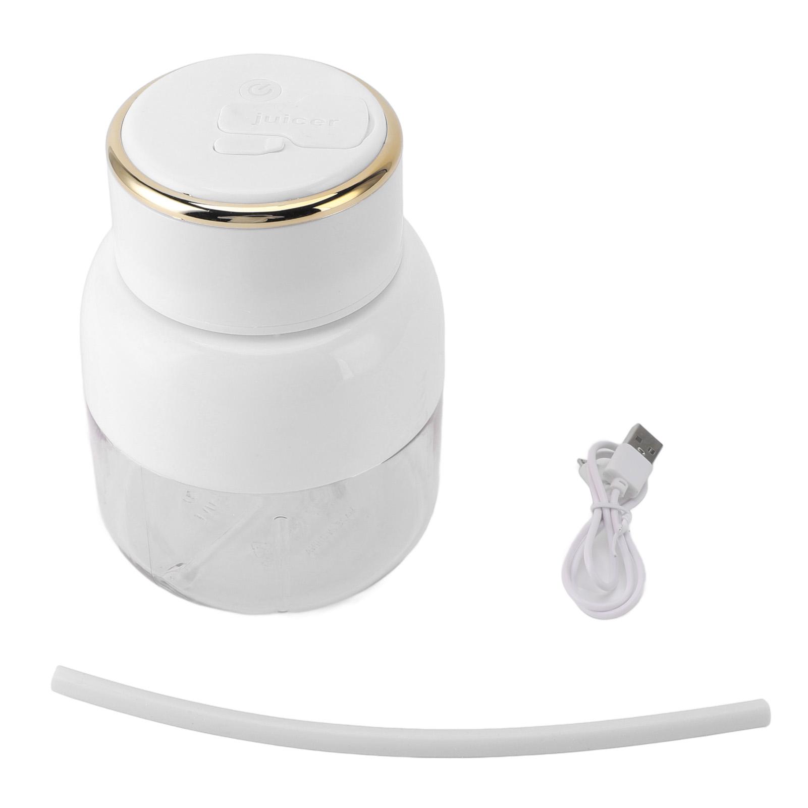 Tragbarer Mixer 800 ml Fassungsvermögen Elektrischer Tragbarer Saftbecher USB Wiederaufladbarer Entsafter Mixer für L