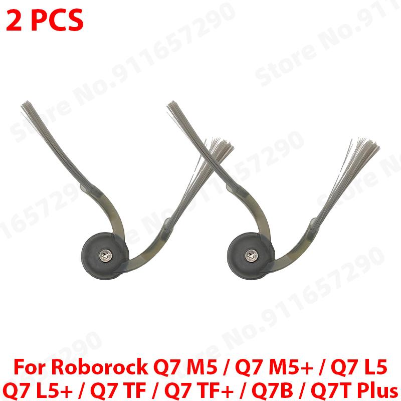 Passend für Roborock Q7 TF / TF+ / T+ / Q7B / Q7 M5 / M5+ / L5 Hauptbürste Seitenbürste Filter Hepa Wischlappen Staubbeutel Zubehör Teile gray