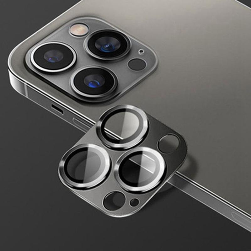 Metallobjektiv-Schutzhülle für iPhone 15 14 Pro Max Kamera gehärteter Glasfilm für iPhone 15 Pro 14 Plus 15 Pro Max Panzerobjektiv Stoßfeste Abdeckung For iPhone 14Pro Max