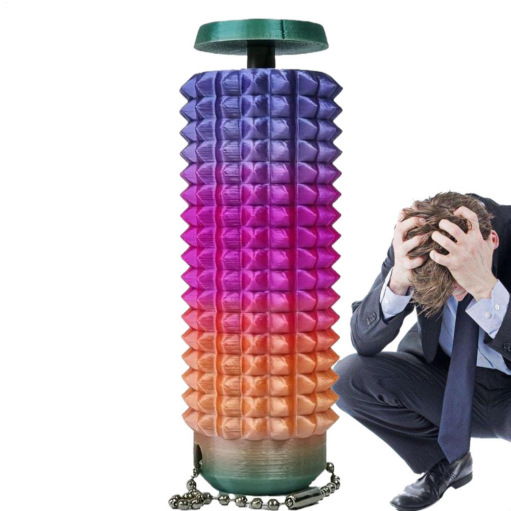 Igelige Fidget-Spielzeuge Igelige sensorische Spielzeuge Handlich Taschenformat Schlüsselanhänger zur sensorischen Stimulation Stressmanagement Jugendliche Erwachsene Schule graue