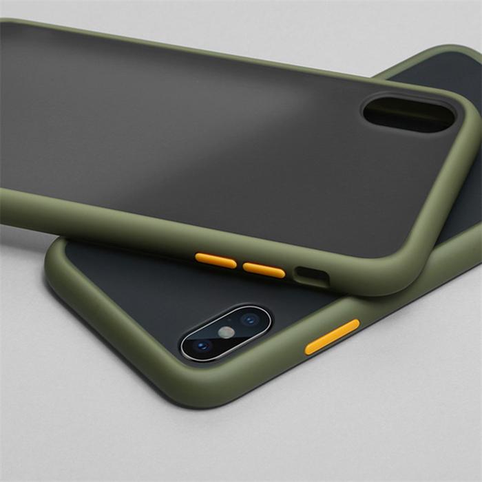 Stoßfeste Handyhülle für iPhone 11 Pro Max, luxuriöse transluzente weiche Hülle für iPhone X XS Max XR 9 8 7 6 6S Plus Hülle For iPhone XS Max grün