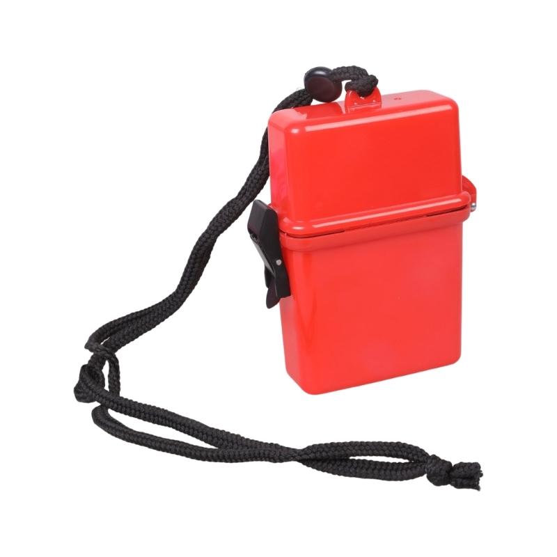 Wasserdichte Schwimmende Trockenbox Für Schwimmen Tauchen Strandaktivitäten Sichere Aufbewahrungsbox Für Handys Schlüssel Wesentliches rot