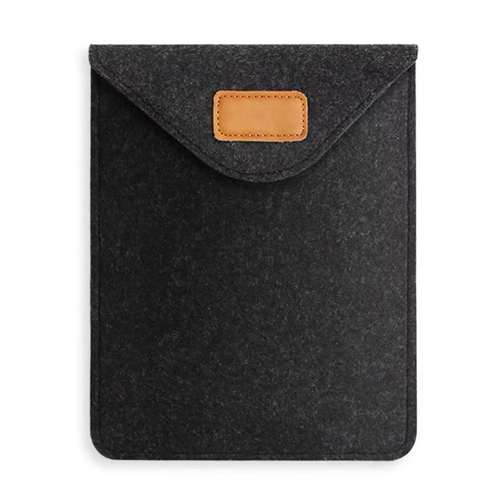 Universelle Tablet-Hülle Filz-Tragetasche für Kindle/Boox/Xiaomi/Samsung Galaxy Tab Fire HD 8in(20*25.5cm) schwarz