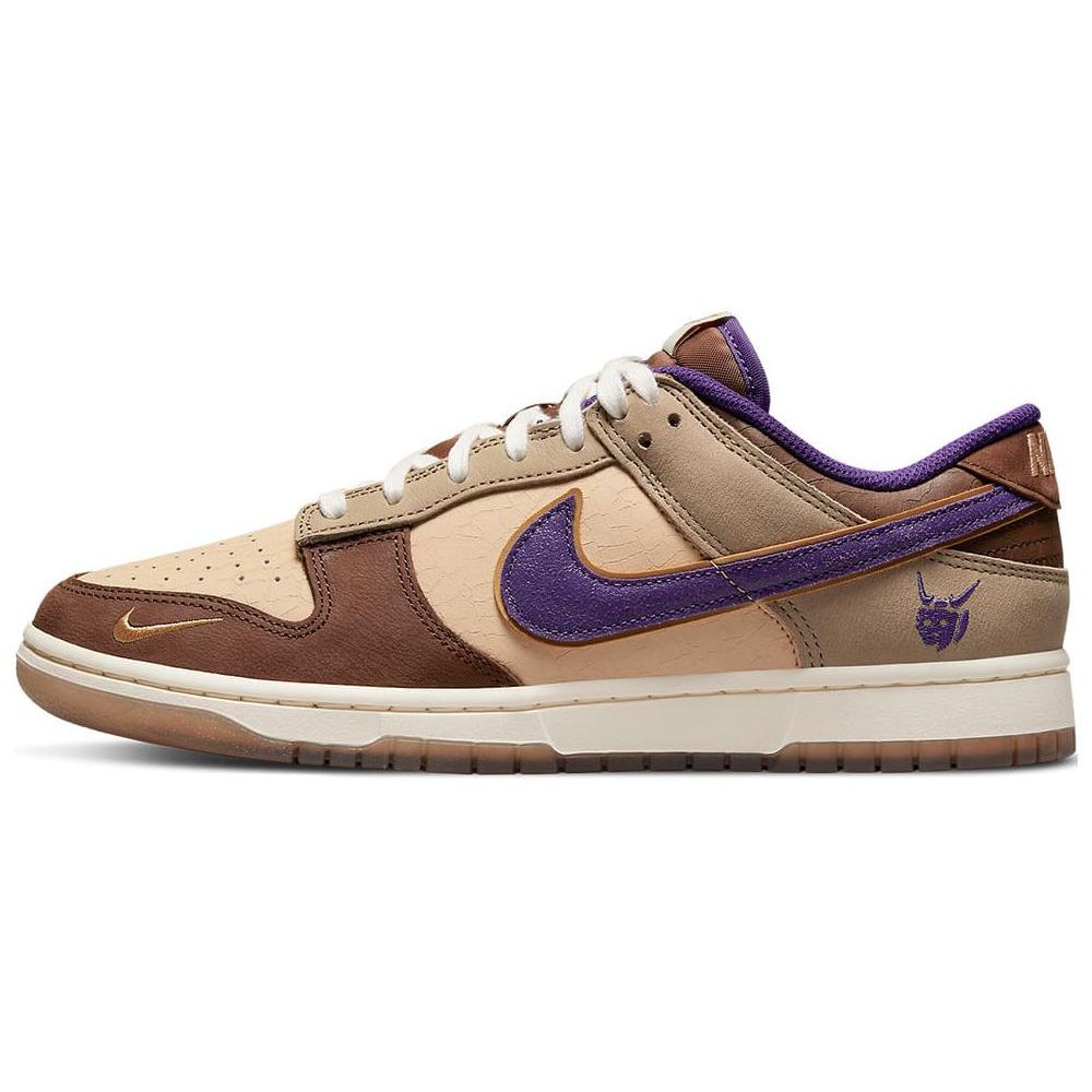 Nike Dunk Low Premium Setsubun Unisex Sneaker Braun Weiß-Onyx Court-Lila DQ5009-268 45