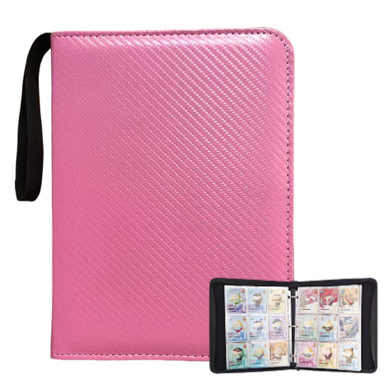 Pokémon Vier-Taschen PU Reißverschluss Sammelkarten Ordner 9 pockets, 50 pages, 900 cards