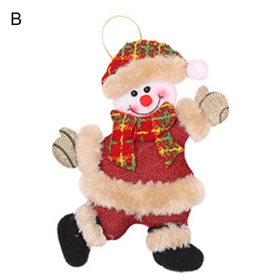 Weihnachtsbaum-Dekoration, niedlicher Bären-Ornament, Weihnachtsschmuck, leichte hängende Bären-Dekoration, Baum-Anhänger, Dekoration für Zuhause Style B