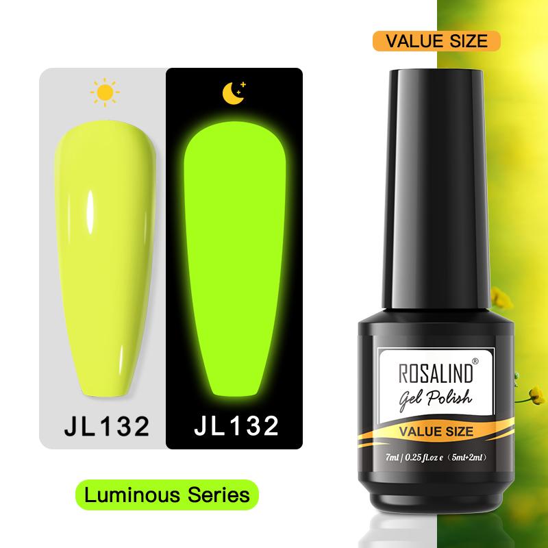 ROSALIND Glitzer-Nagellack, UV-Gel-Nagellack einweichen, Farbe ändern mit der Temperatur, modische Nagelgele