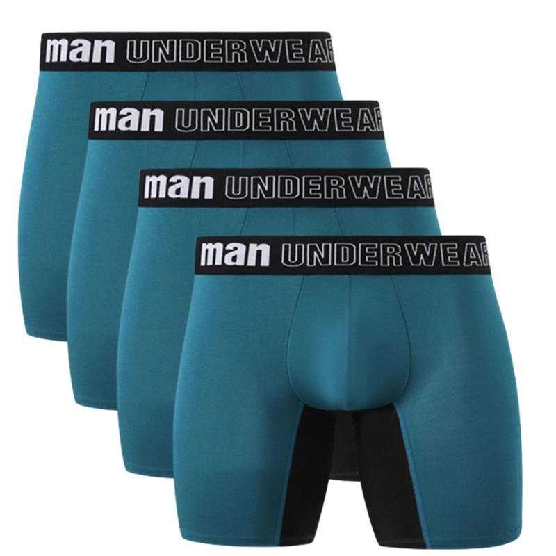 4 Stück Herren-Slips, große Größen, Unterwäsche, Boxershorts, Unterhosen, Unterhosen, ML, XL, XXL, XXXL, 4XL, 5XL, 6XL, 7XL M grün