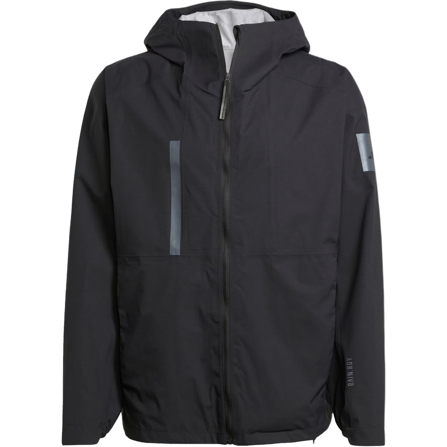Adidas Rain.Rdy Winddicht Locker Bequem Kapuzen-Langarmjacke Herren Jacken Schwarz JD6665 M