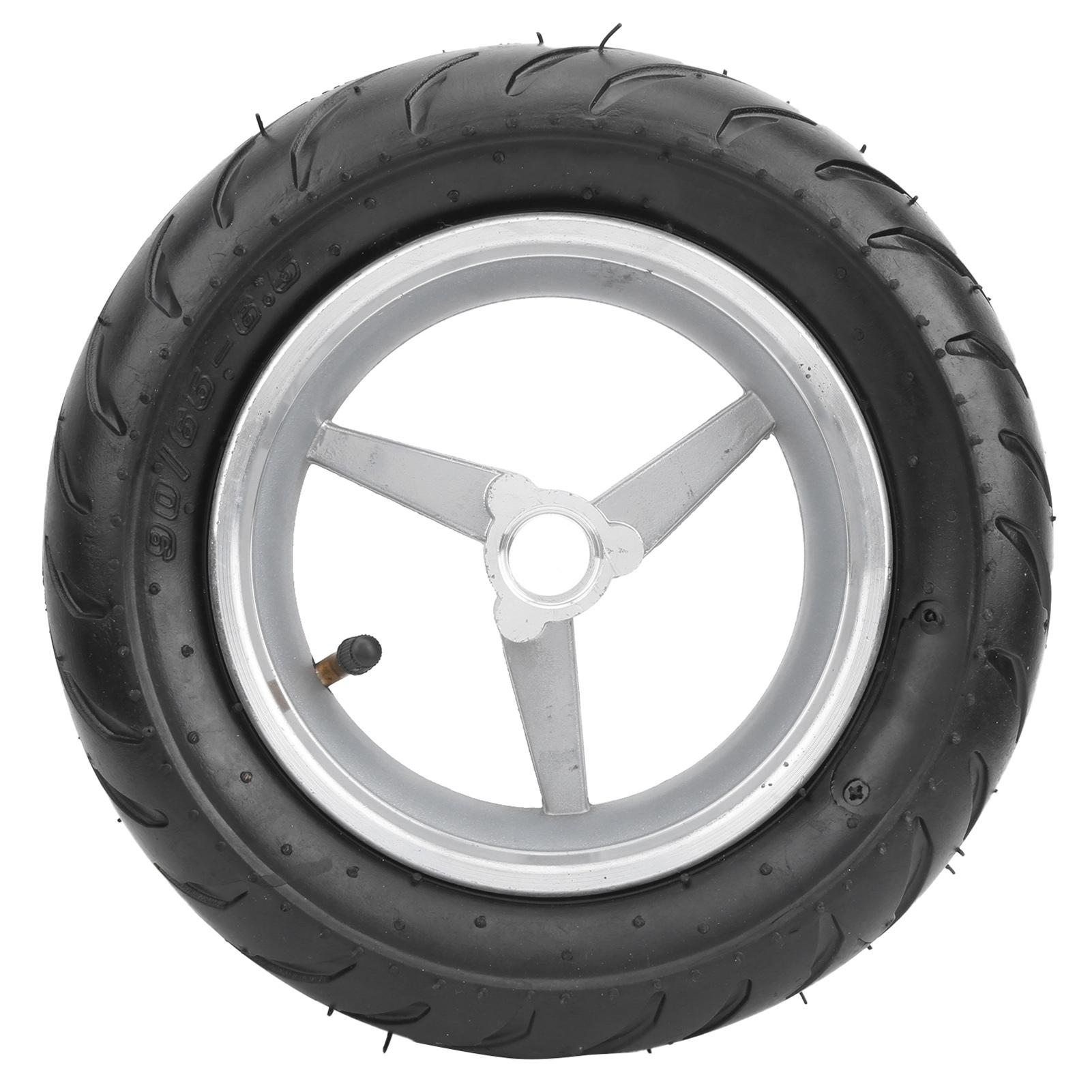 Pocket Bike Reifen Rad Reifen Felgen Anti Skid Zubehör Fit für 47cc 49cc Pocket Bike(Vorderrad 90