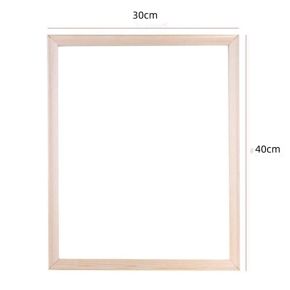 Stabiler Wandrahmen Einfach zu bauen Holz Leinwand Keilrahmen Holzrahmen für Ölgemälde und Wandkunst 30*40cm