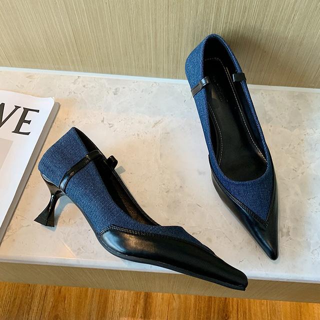 Frühling Ins Marke Frauen Lila Stripper High Heels Pumps Scarpins Luxus Designer Spitzschuh Stiletto Heels Kleid Ol Schuhe 8.5