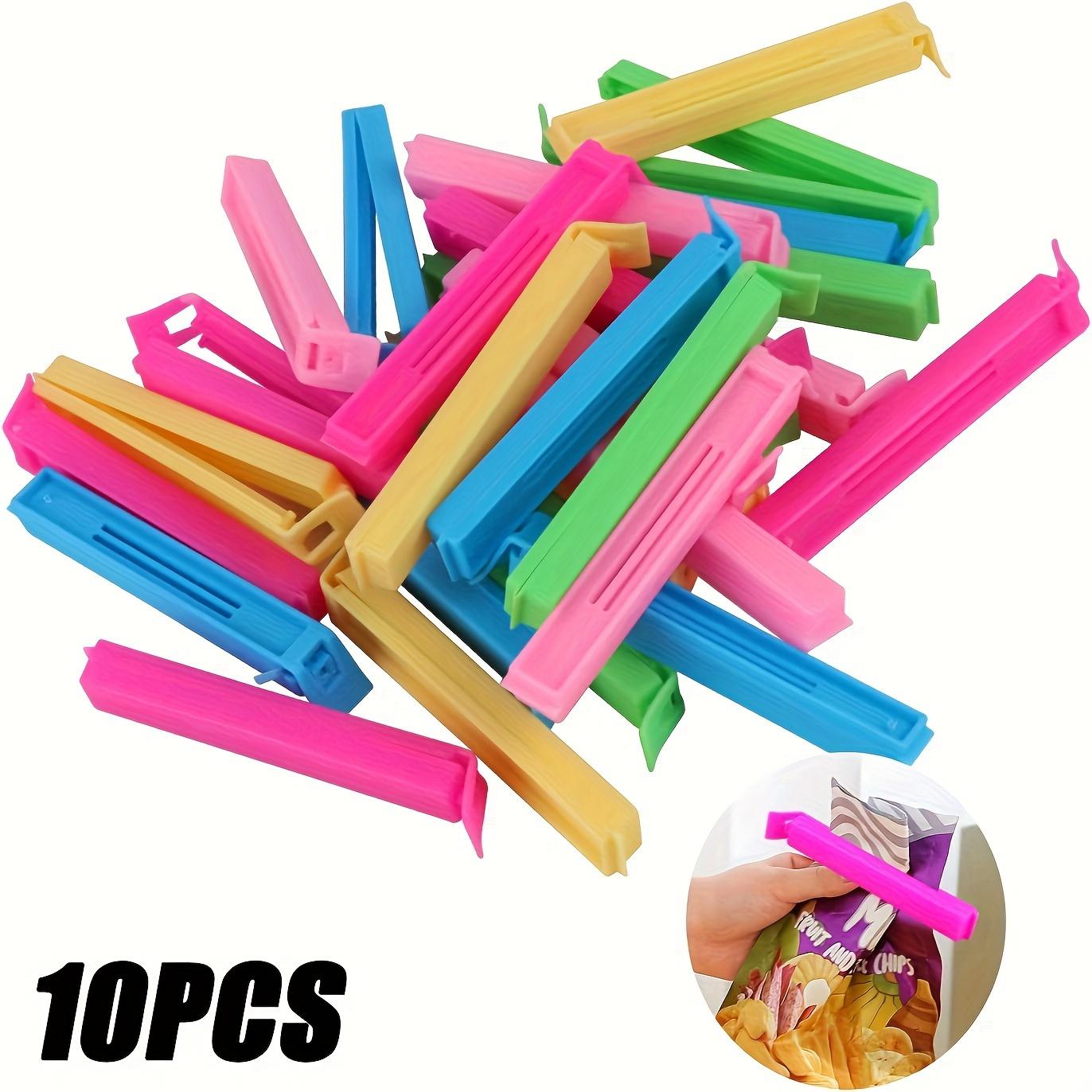 5/10 stücke Versiegelungsklammer Tragbare Küche Lagerung Lebensmittel Snack Seal Sealing Bag Clips Sealer Clamp Kunststoff Werkzeug Home Zubehör 10PCS