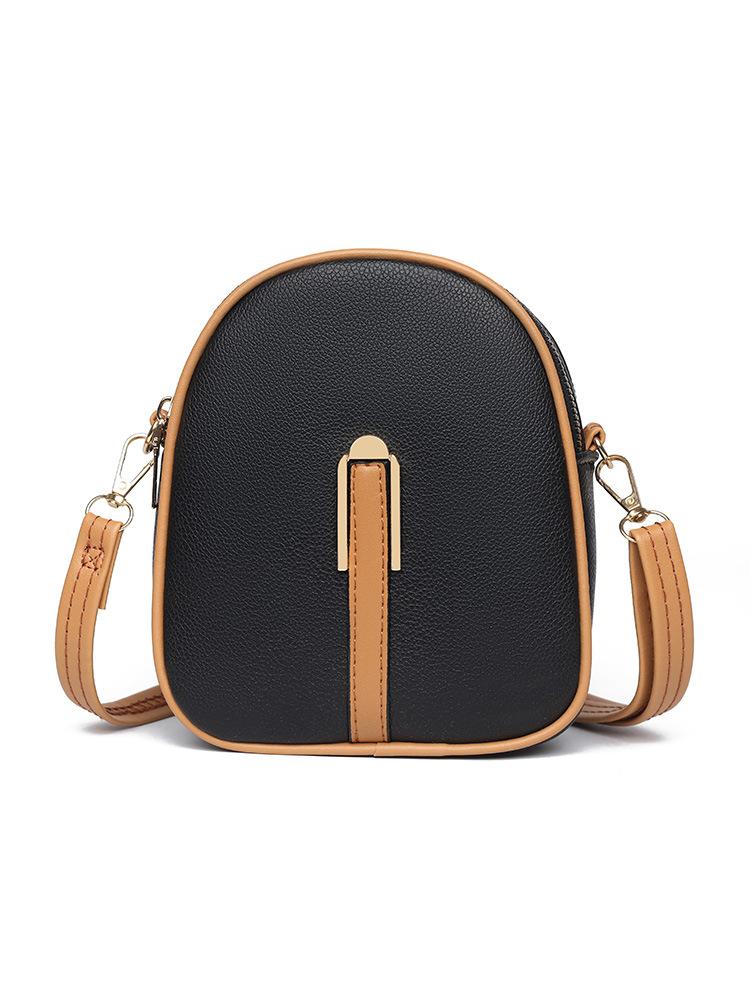 Frühling Koreanische Version Tasche Mini Damenhandtasche Einfache Handytasche Lässige Damen Umhängetasche High-End Kleine Tasche black