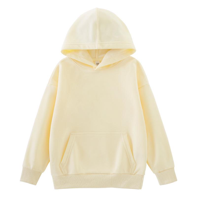 Familie Passende Kleidung Kinder Kleidung Mädchen Hoodies Sweatshirts Feste Beiläufige Kinder Pullover Tops Frühling Herbst 10 12 Jahre Mädchen Kostüme Teenager 130cm beige