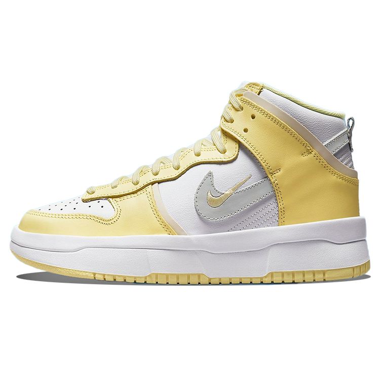 Nike Dunk High Up Weiß Zitronenton Damen Sneaker Kokosmilch Photonenstaub DH3718-105 37.5