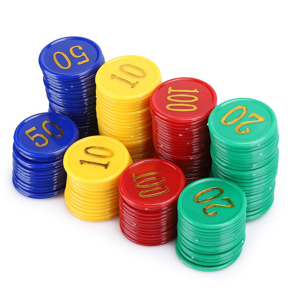160 stücke Box Poker Chips Professionelle Familie Pädagogisches Digitale Chips Poker Chips Set