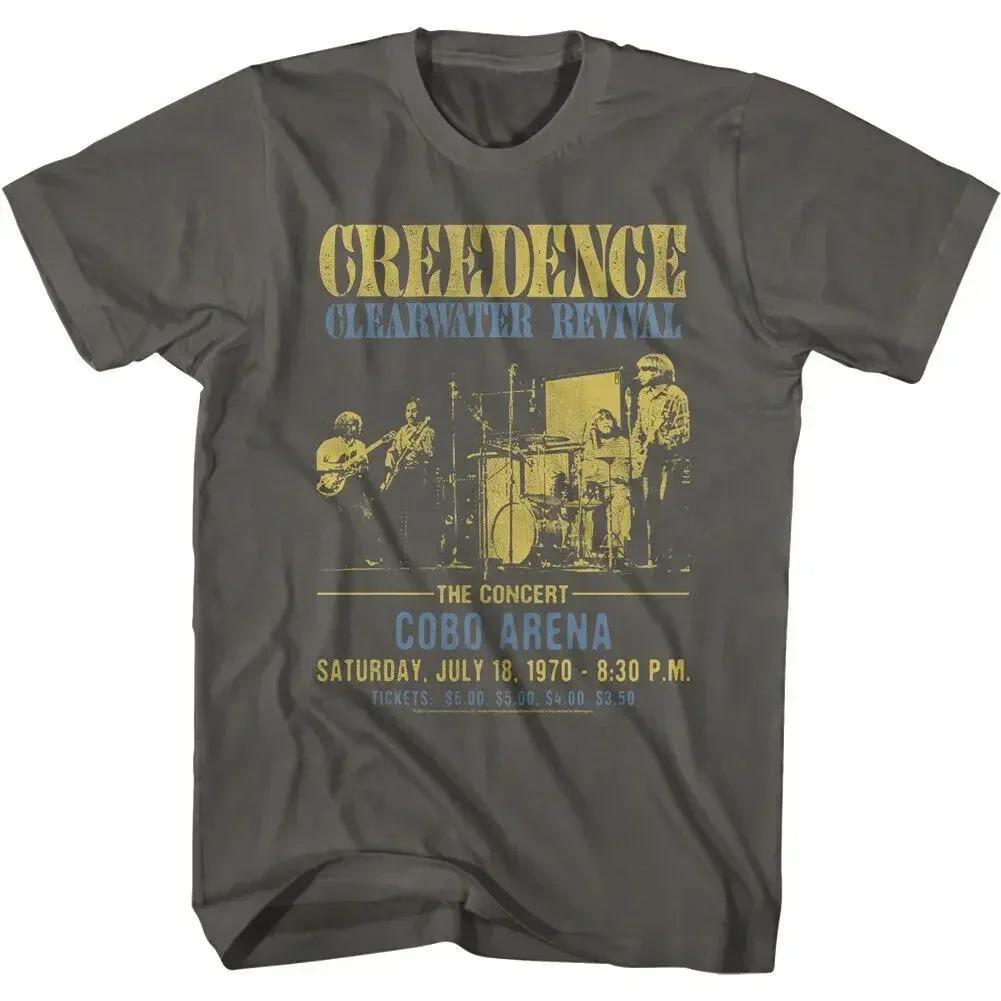 2026 Kurzarm Creedence Clearwater Revival Biker Oversize T-Shirt Lustiges Herren Damen T-Shirt Baumwolle Streetwear Oberteile T-Shirt Kleidung XXXL grün