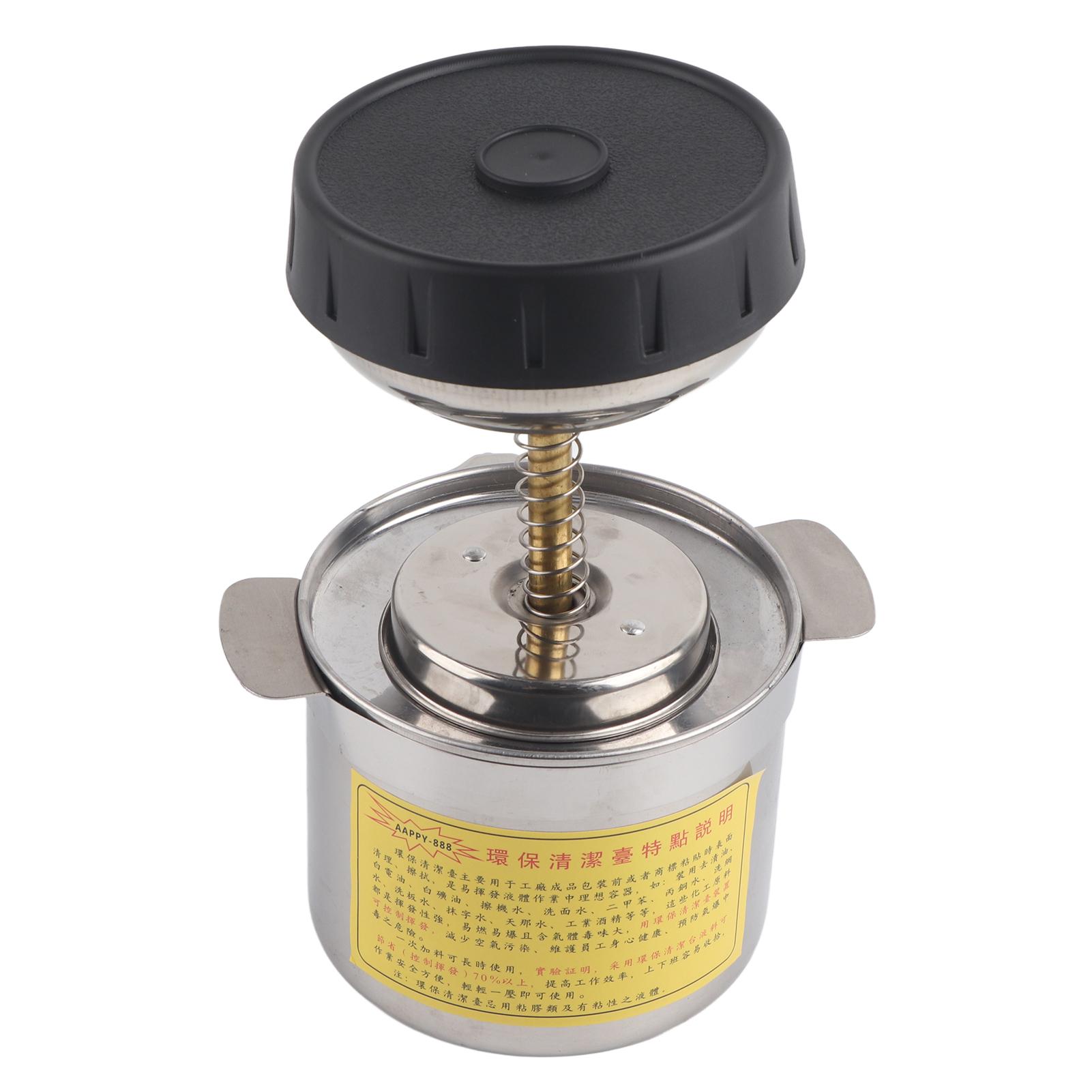 Alkohol Hydraulikpumpenspender Umweltfreundliches Edelstahl Reinigungsgerät 1.2L