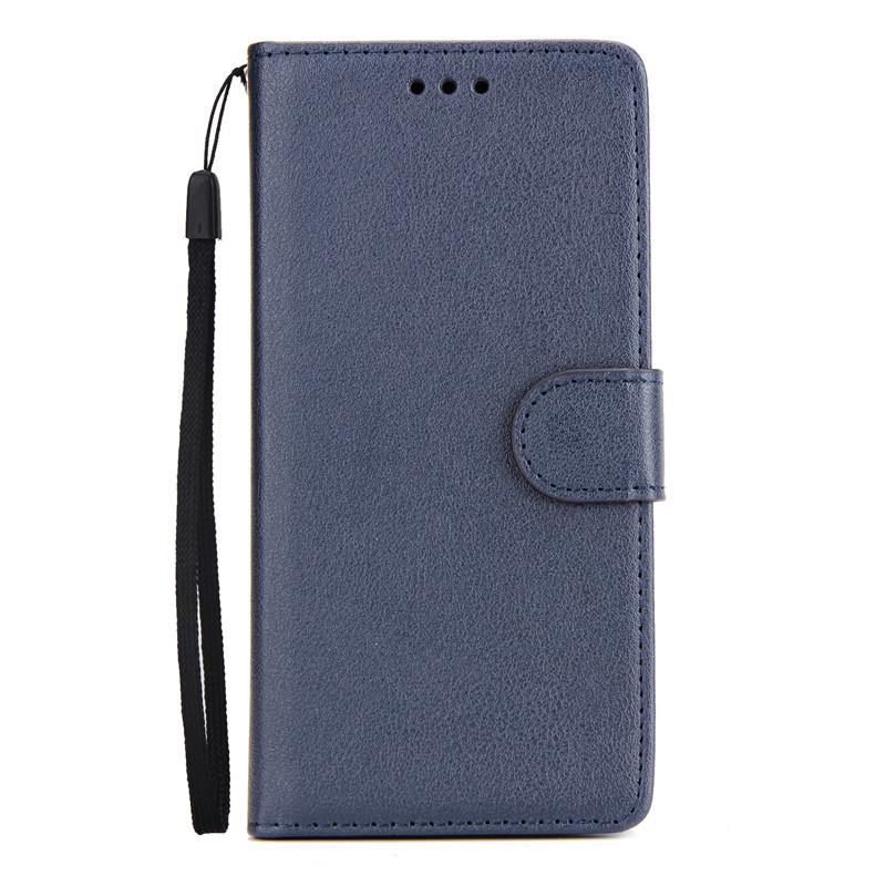 P20Lite Lederhülle für Huawei P20 Lite Hülle für Huawei P 20 P20 P30 Pro P30 Lite Hülle Klassischer Stil Flip Wallet Handyhülle for Huawei P20 Lite blau