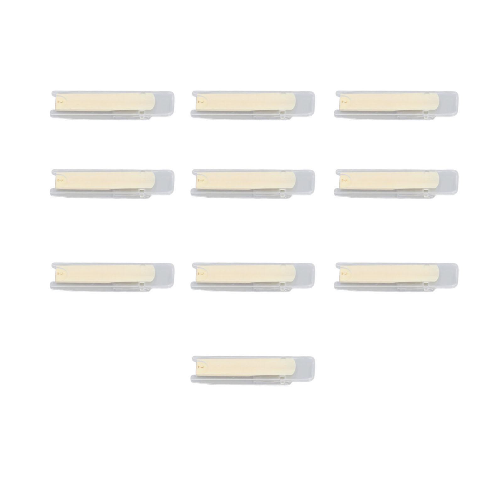 10 STÜCKE Tenor Sopran Saxophon Blätter Stabiler Klang Ausgezeichnete Ansprache Traditionelle Saxophon Blätter Stärke