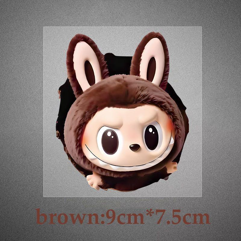 Neue Niedliche Puppen Autoaufkleber Auto Karosserie Fensteraufkleber Motorradaufkleber Auto Karosserieaufkleber small braun