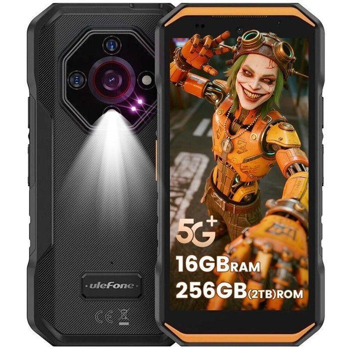 Ulefone Armor X32 Pro 5G Smartphone Robust 16+256GB 5,65  5500mAh Akku Unzerbrechliches Handy 64MP Dual-SIM/GPS Orange orange