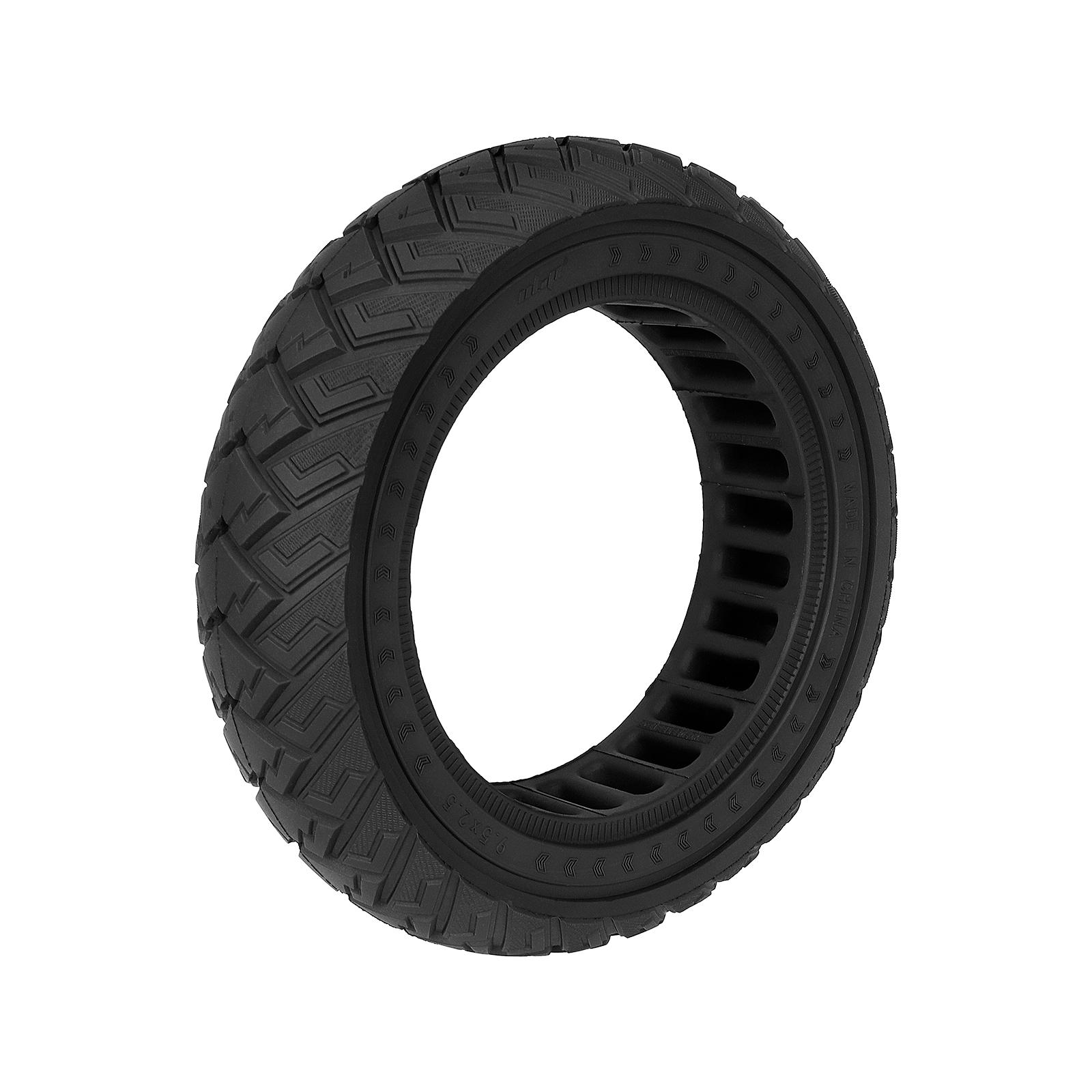 Ulip 9,5x2,5 Off-Road Vollgummireifen 9,5 Zoll Elektro-Scooter Gummireifen Pannensicher & schwarz