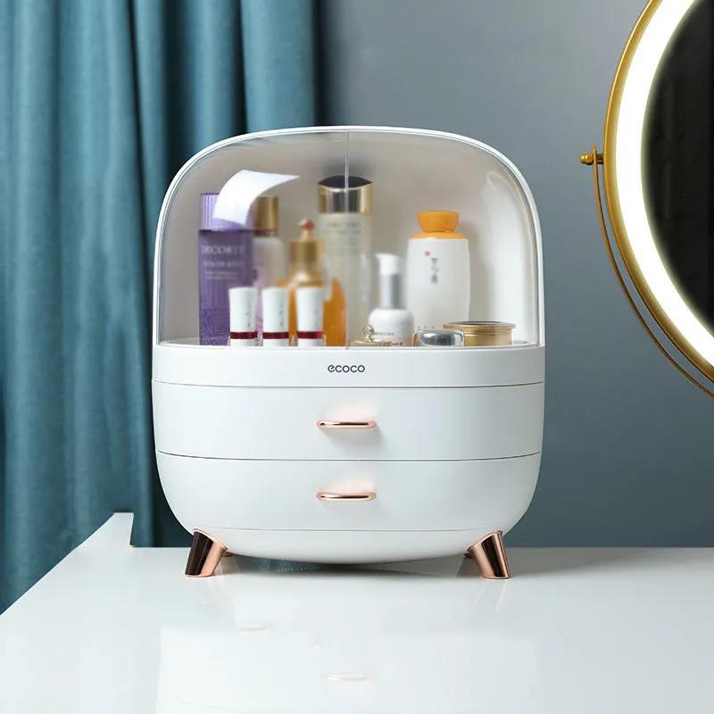 Mode Acryl Kosmetik Box Transparent Make-Up Schmuck Schublade Hause Lagerung Boxen Multifunktionale Reise Kosmetik Organizer 29.5*18.5*32cm