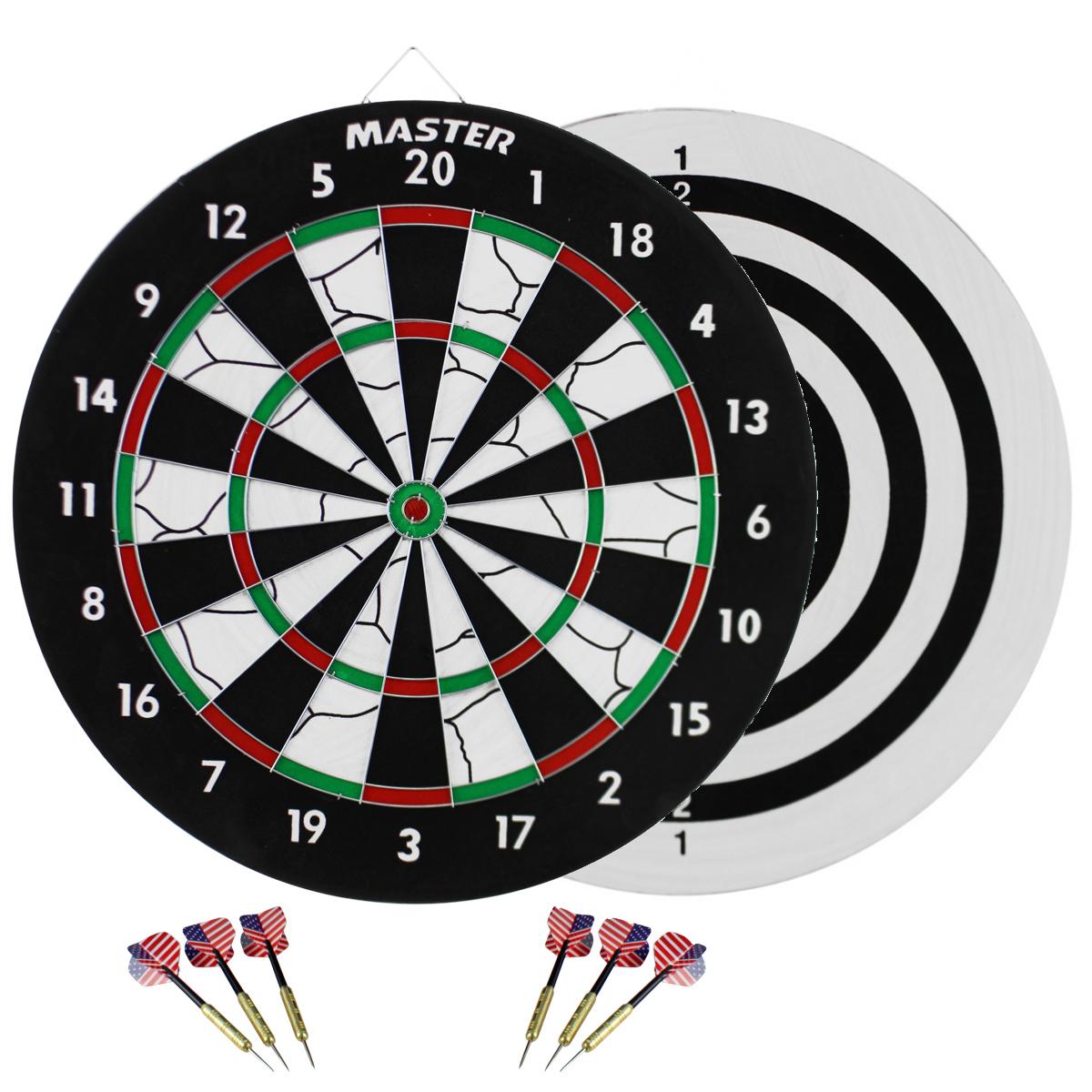 Master Flocking Dartscheibe 45 cm - Zweiseitig