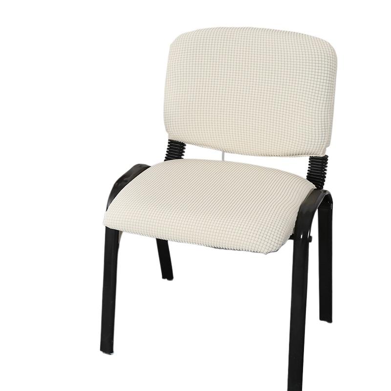 Bezug für Wartezimmerstühle, Empfangsstühle, Bezug für Konferenzraum-Gästestühle, Bürostuhlbezug (NUR Stuhlhussen) Seat Cover+Back Cover weiß