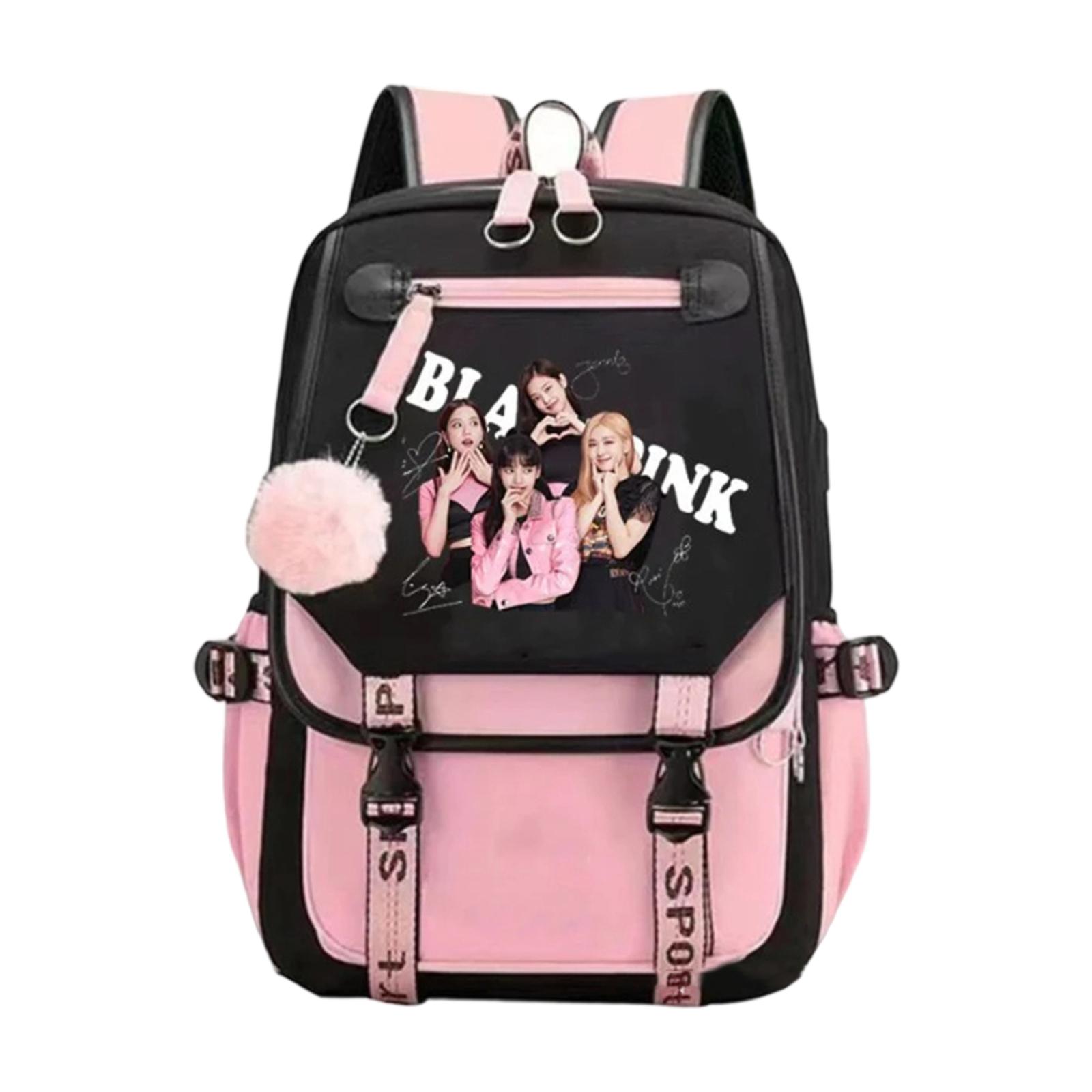 Schüler Schultasche Große Kapazität Schulter Rucksack Outdoor Reisetasche Koreanische Version der Mode Freizeit Tasche Damentasche One Size