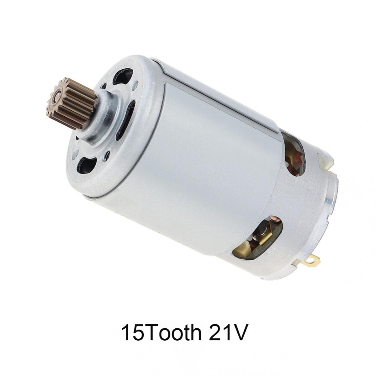 RS550 15 Zähne Gleichstrommotor Hochgeschwindigkeits-Lithium-Bohrmotor für Akku-Bohrmaschine, elektrische Säge 21V