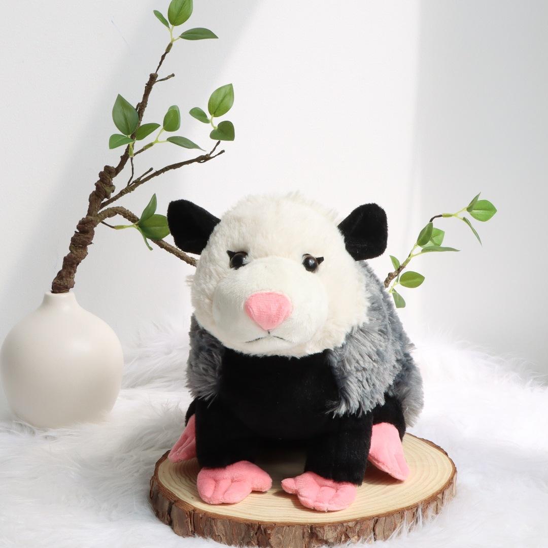38cm Niedliche Opossum Plüschtiere Maus Stofftiere Puppen Simulation Maus Plüschtiere Spielzeug Kindergeburtstagsgeschenk Sofadekor 38cm