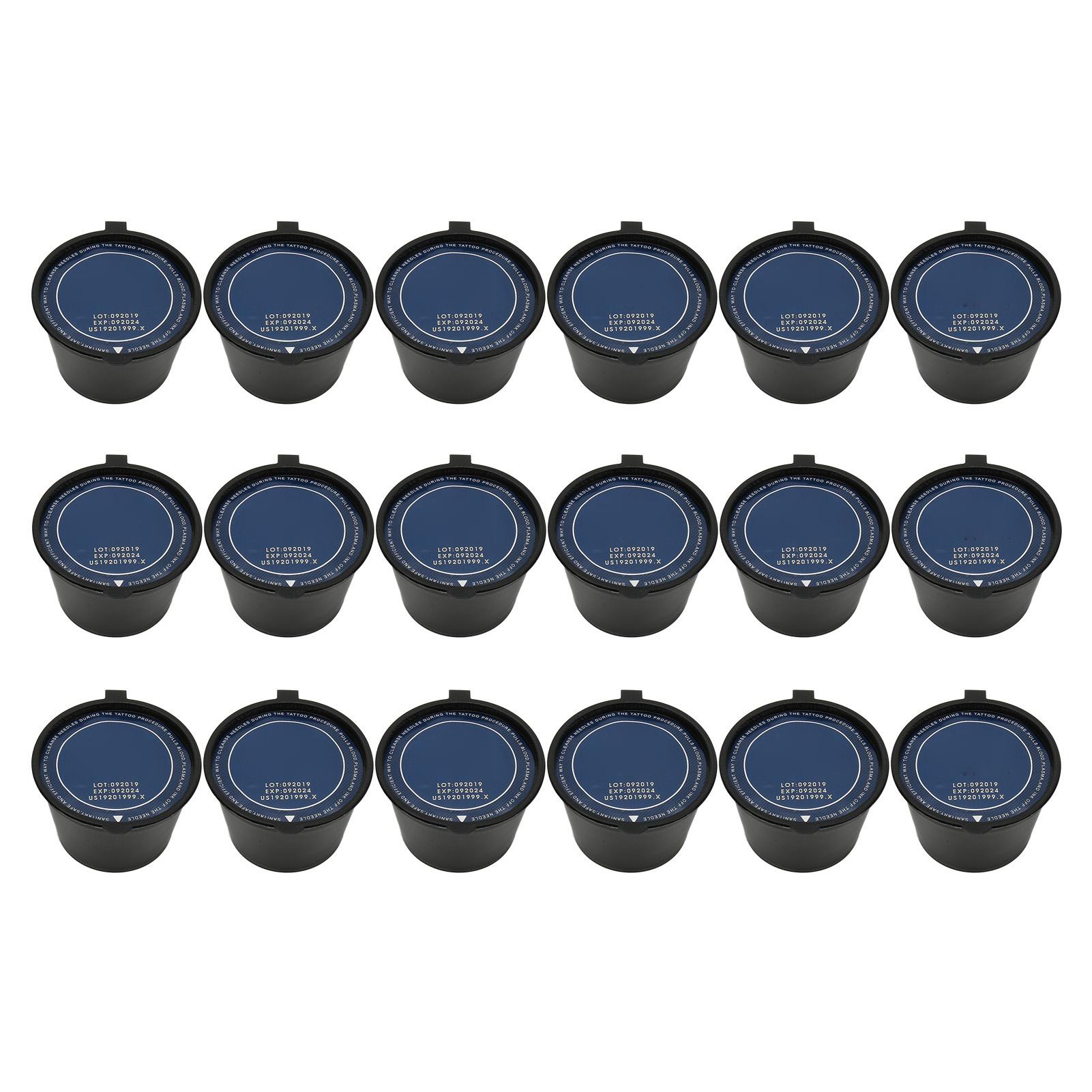 18 STÜCKE Einweg Tattoo Nadel Tauch Reinigungsbecher Tattoo Spitze Schaum Spülbecher Tattoo Reinigungszubehör