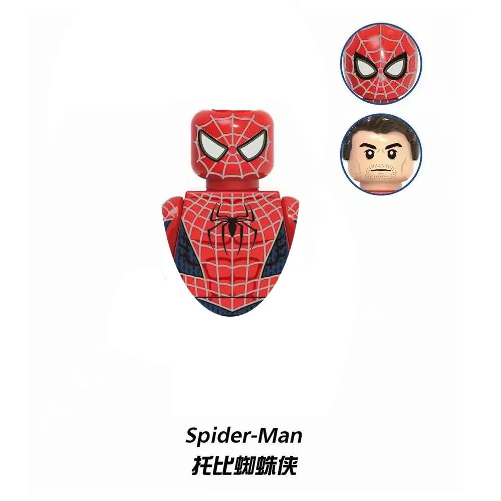 Marvel Mini Figur Geschenk Bausteine Spielzeug Kinder DIY Puzzle Zusammenbau Spielzeug Geburtstagsgeschenk Actionfigur MK85 violett