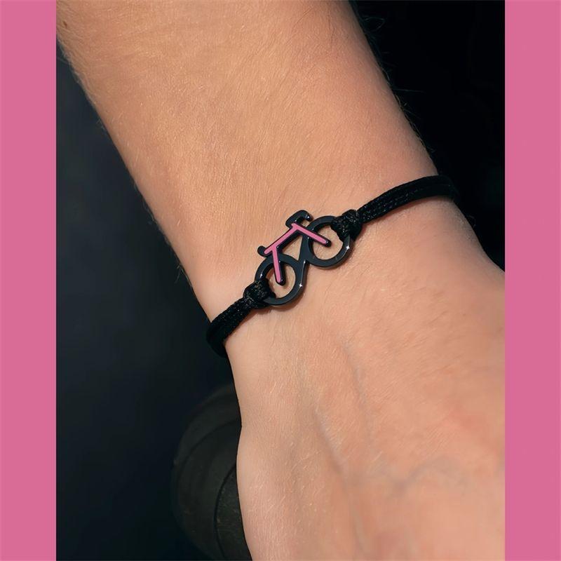 Fahrrad Armband Personalisiert Sport Radfahren Peripherie Anhänger Armband Rosa Fahrrad Schmuck Zubehör Paar Geschenk