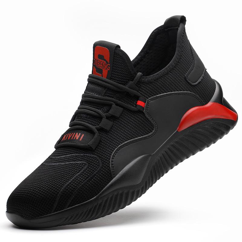 Atmungsaktive Sicherheitsschuhe Herren Damen Arbeitsschuhe Sicherheitsstiefel mit Stahlkappe Sicherheitsschuhe Arbeitsschuhe Leichte Arbeitsschuhe Unzerstörbare Schuhe 41